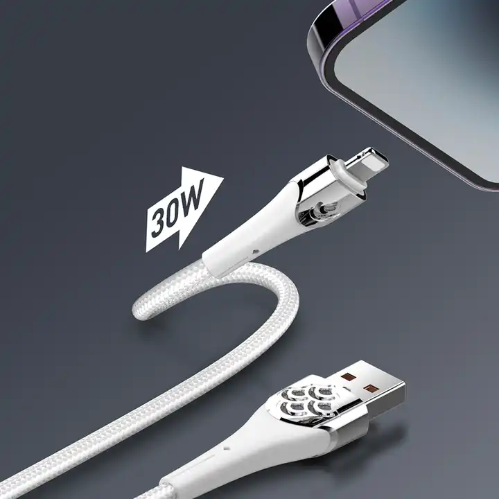 LDNIO 6FT PRO-GAMING ELECROPLATED USB-C CABLE - Image 3